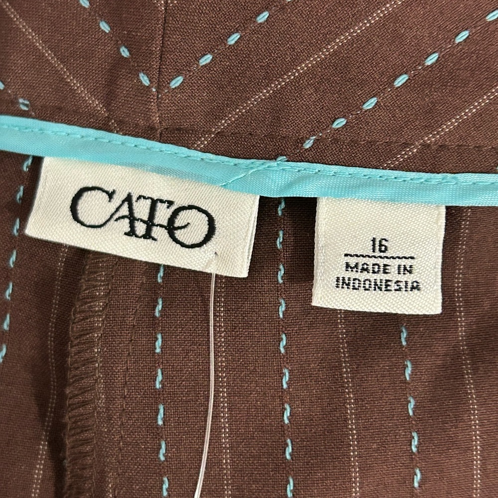 “ OUTFIT 2pcs “ Appleseed's Teal Top and Cato Brown Flare Pants - Picture 10 of 10
